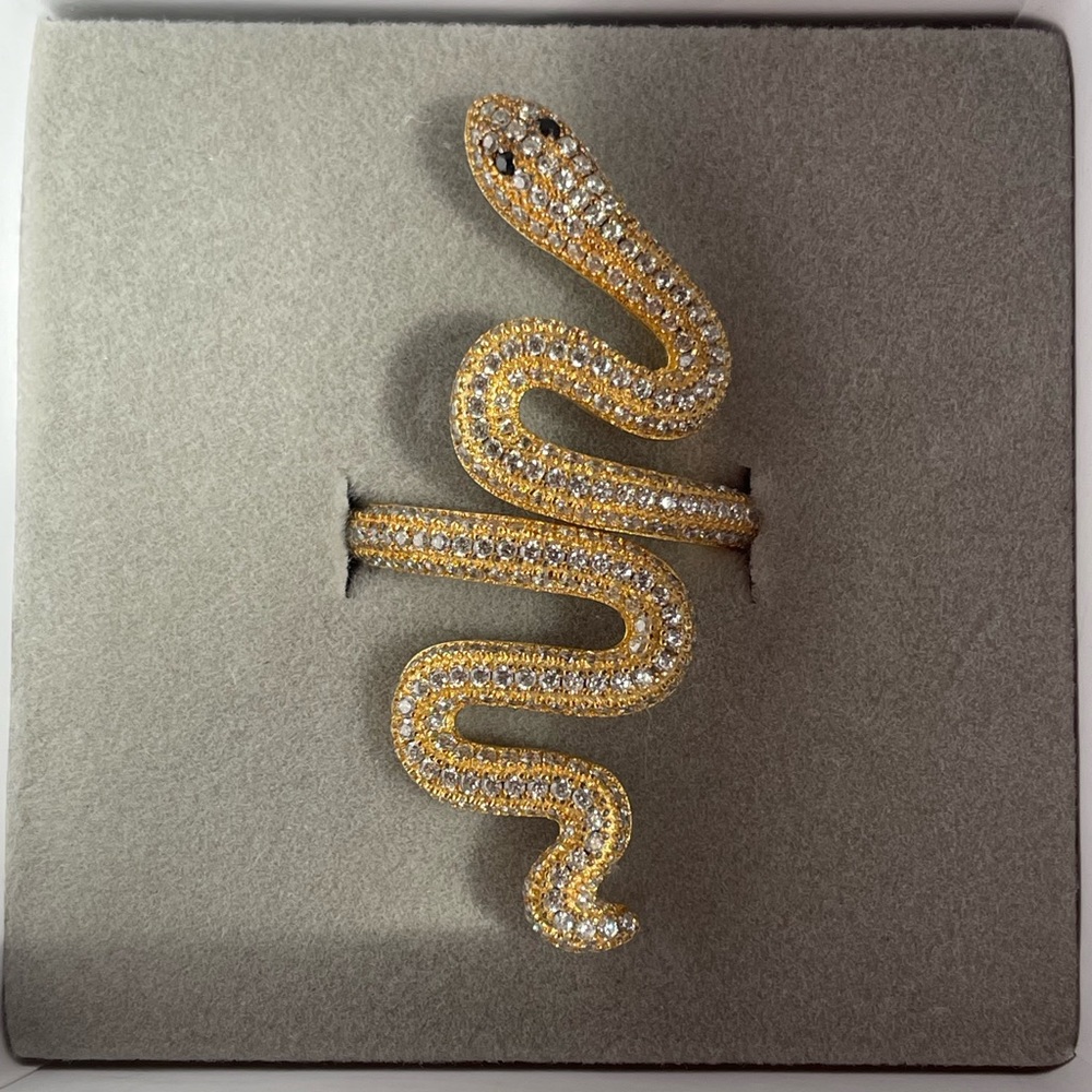 Taylor Swift Reputation Gold Snake Ring Official Merch NEW UNWORN